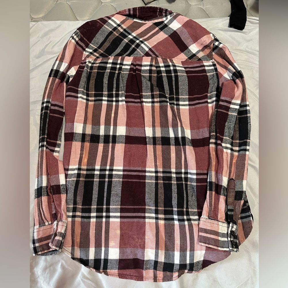 Arizona Jeans Boyfriend Fit Flannel - Picture 2 of 3